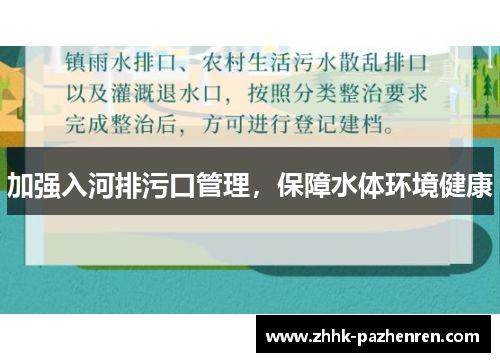 加强入河排污口管理,保障水体环境健康 加强入河排污口管理,保障水体环境健康